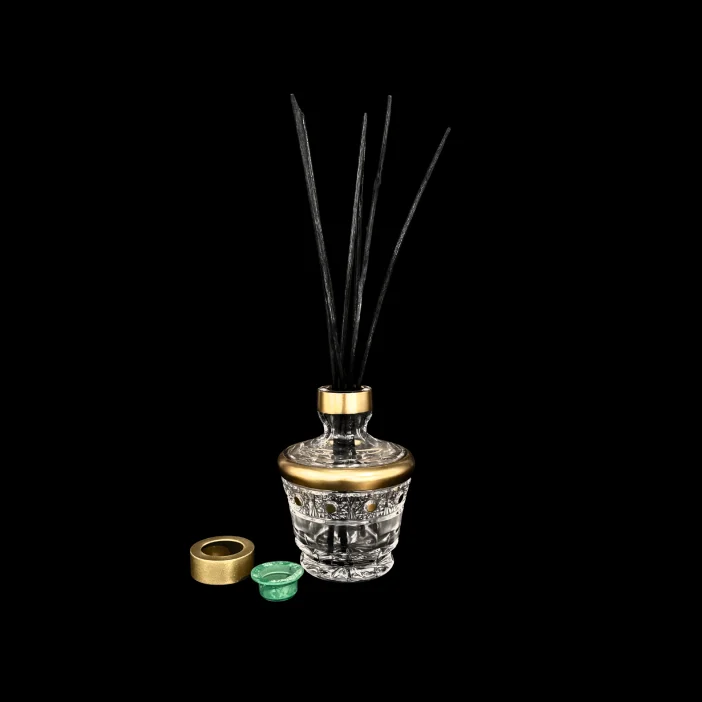 CRYSTAL KAM Hand-cut crystal flacon BB gold 250 ml