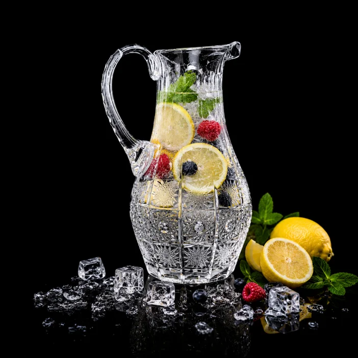 CRYSTAL KAM Ručne brúsený krištáľový džbán 1,5l